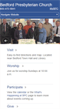 Mobile Screenshot of bedfordpresbyterian.org