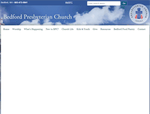 Tablet Screenshot of bedfordpresbyterian.org